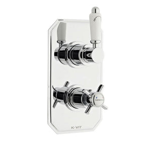 Kartell Klassique Concealed Thermostatic Shower Valve with Diverter in Chrome