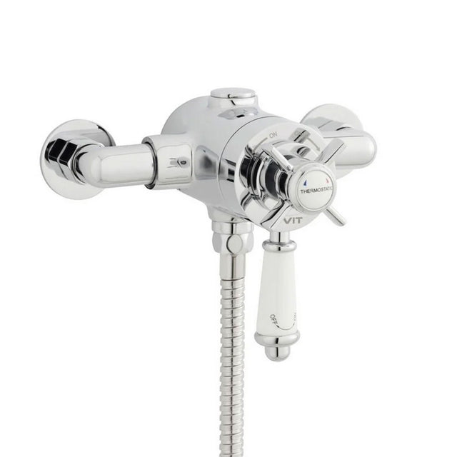 Kartell Klassique Exposed Thermostatic Shower Valve in Chrome