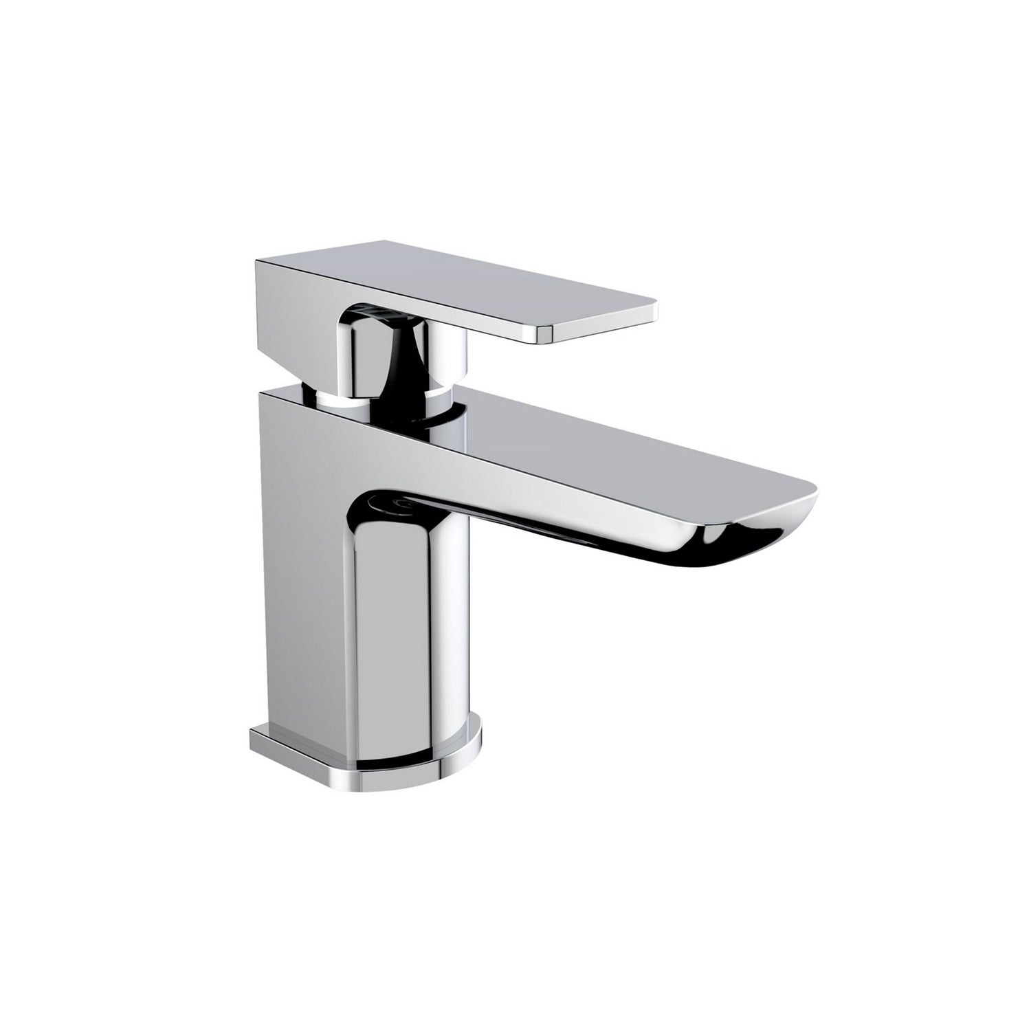Kartell Kolt Mini Mono Basin Mixer with Click Waste in Chrome