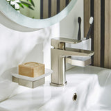 Kartell Kolt Mono Basin Mixer with Click Waste in Brushed Nickel lifestyle
