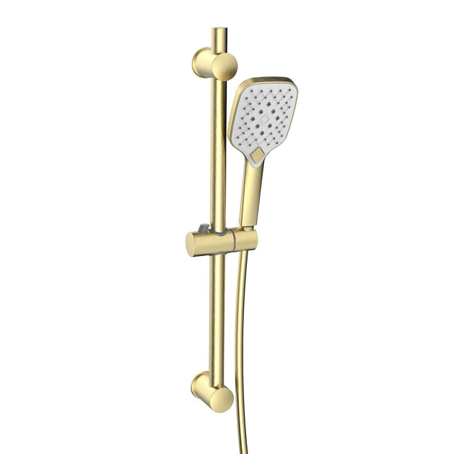Kartell Kolt Square Slide Rail Kit in Brushed Brass