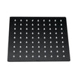 Kartell Nero 250mm Square Shower Head in Matt Black