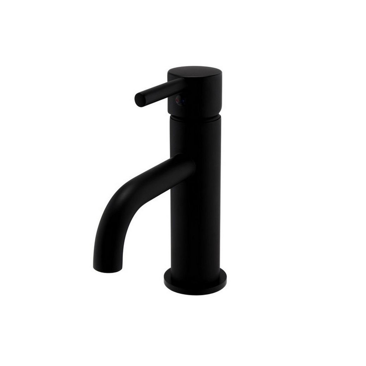 Kartell Nero Mono Round Basin Mixer in Matt Black