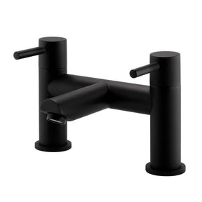 Kartell Nero Round Bath Filler in Matt Black