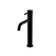 Kartell Nero Round High Rise Mono Basin Mixer in Matt Black