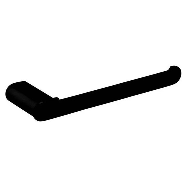 Kartell Nero Round Single Towel Rail in Black