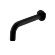 Kartell Nreo Round Wall Mounted Bath Spout in Matt Black