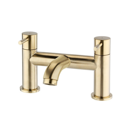 Kartell Ottone Bath Filler in Brushed Brass