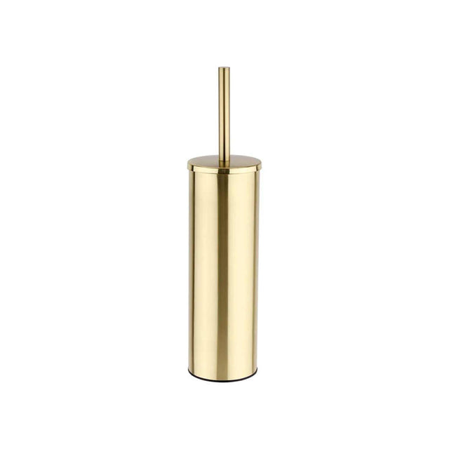 Kartell Ottone Wall Mounted Toilet Brush and Holder in Brushed Brass
