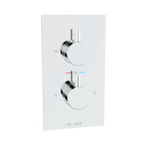 Kartell Plan Concealed Thermostatic Shower Valve in Chrome