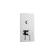 Kartell Plan Single Round Push Button Concealed Thermostatic Shower Valve in Chrome