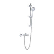 Kartell Plan Thermostatic Bar Shower with Adjustable Slide Rail Kit in Chrome