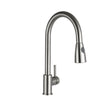 Kartell Pull Out Kitchen Sink Mixer Tap in Brushed Steel