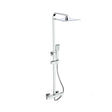 Kartell Pure Thermostatic Exposed Bar Shower with Sliding Handset and Overhead Drencher