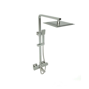 Kartell Pure Thermostatic Shower with Overhead Drencher and Bath Filler Spout
