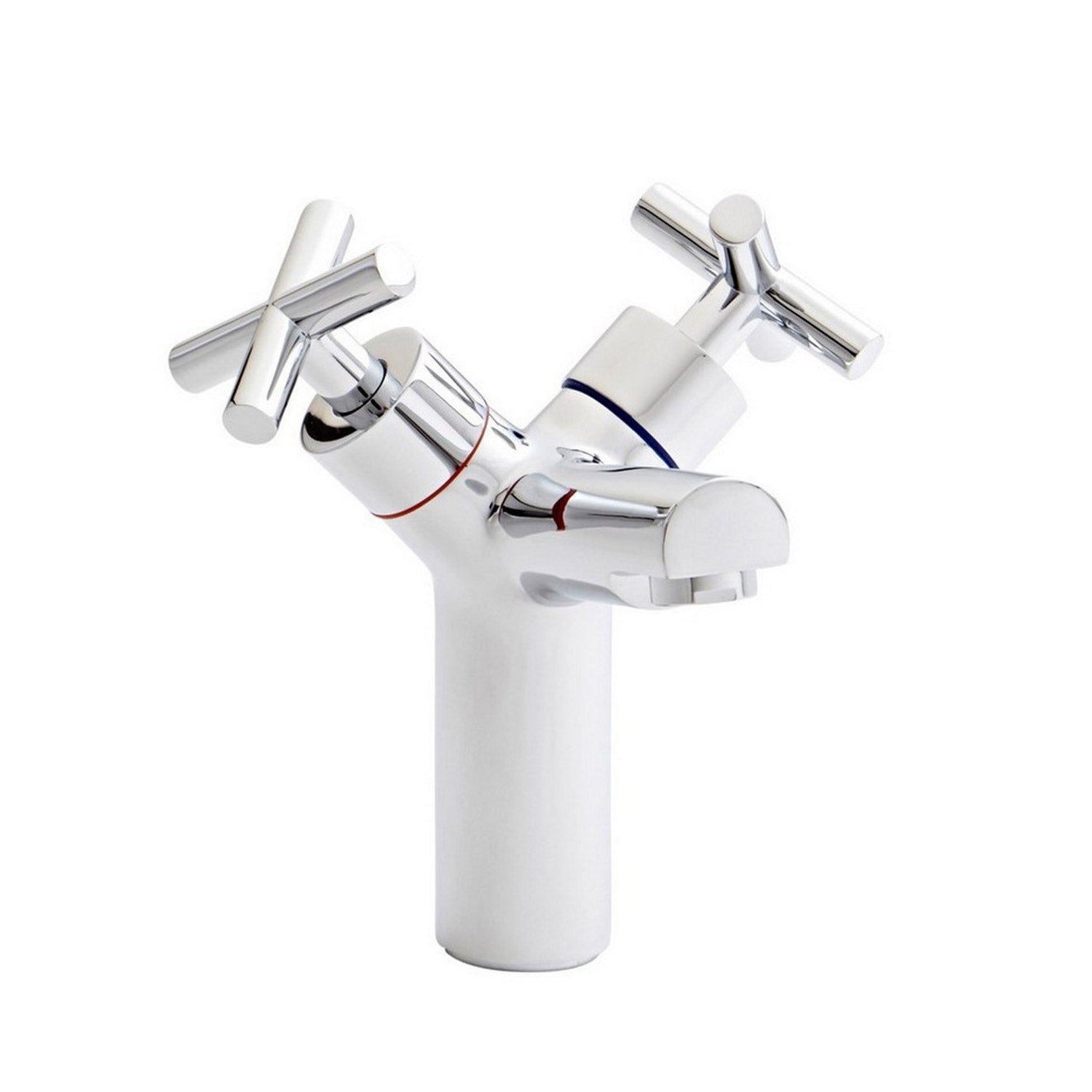Kartell Times Branch Mono Basin Mixer with Click Waste in Chrome