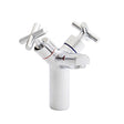 Kartell Times Branch Mono Basin Mixer with Click Waste in Chrome