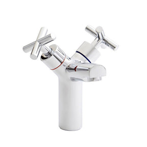 Kartell Times Branch Mono Basin Mixer with Click Waste in Chrome