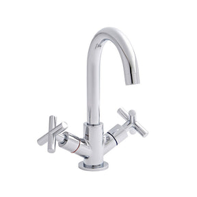 Kartell Times Mono Basin Mixer with Click Waste in Chrome