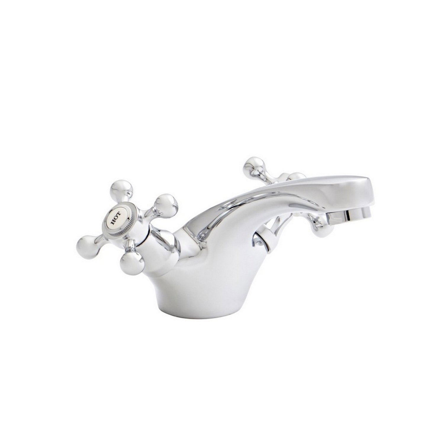 Kartell Victor Mono Basin Mixer with Click Waste in Chrome