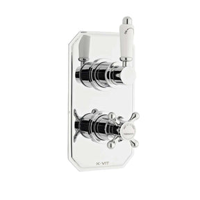Kartell Viktory Concealed Thermostatic Shower Valve with Diverter in Chrome