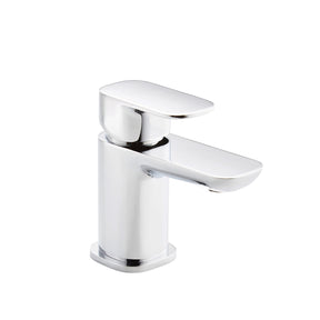 Kartell Visage Mini Mono Basin Mixer with Click Waste in Chrome