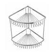 Kartell Wire Double Corner Basket in Chrome