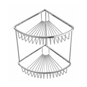 Kartell Wire Double Corner Basket in Chrome
