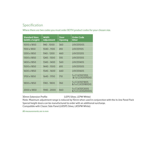 Lakes Classic 6mm Semi-Framed Sliding Door adjustments