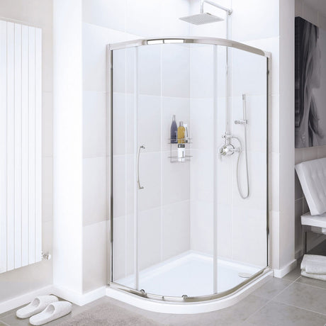 Lakes Classic Single Door Offset Quadrant Enclosure