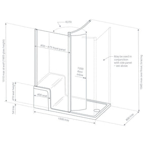 Lakes Classic Walk-In Side Panel