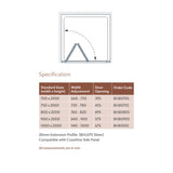 Lakes Coastline Bergen Bifold Door specification