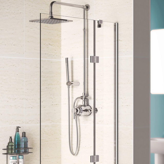 Lakes Coastline Right Hand Hinged Bath Screen