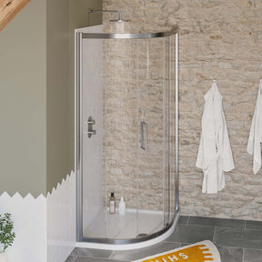 Lakes Coastline Sorong Single Door Offset Quadrant Enclosure