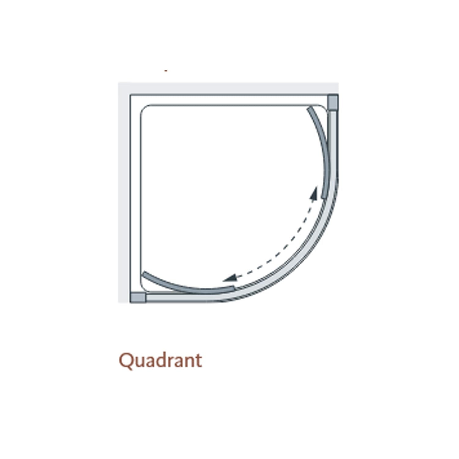 Lakes Coastline Valmiera Double Door Quadrant Enclosure doors