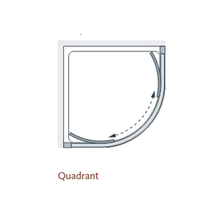 Lakes Coastline Valmiera Double Door Quadrant Enclosure doors