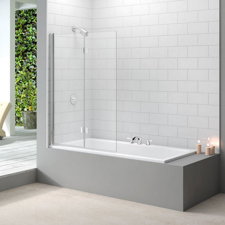 Merlyn 2 Panel 8mm Hinged Folding Bath Screen
