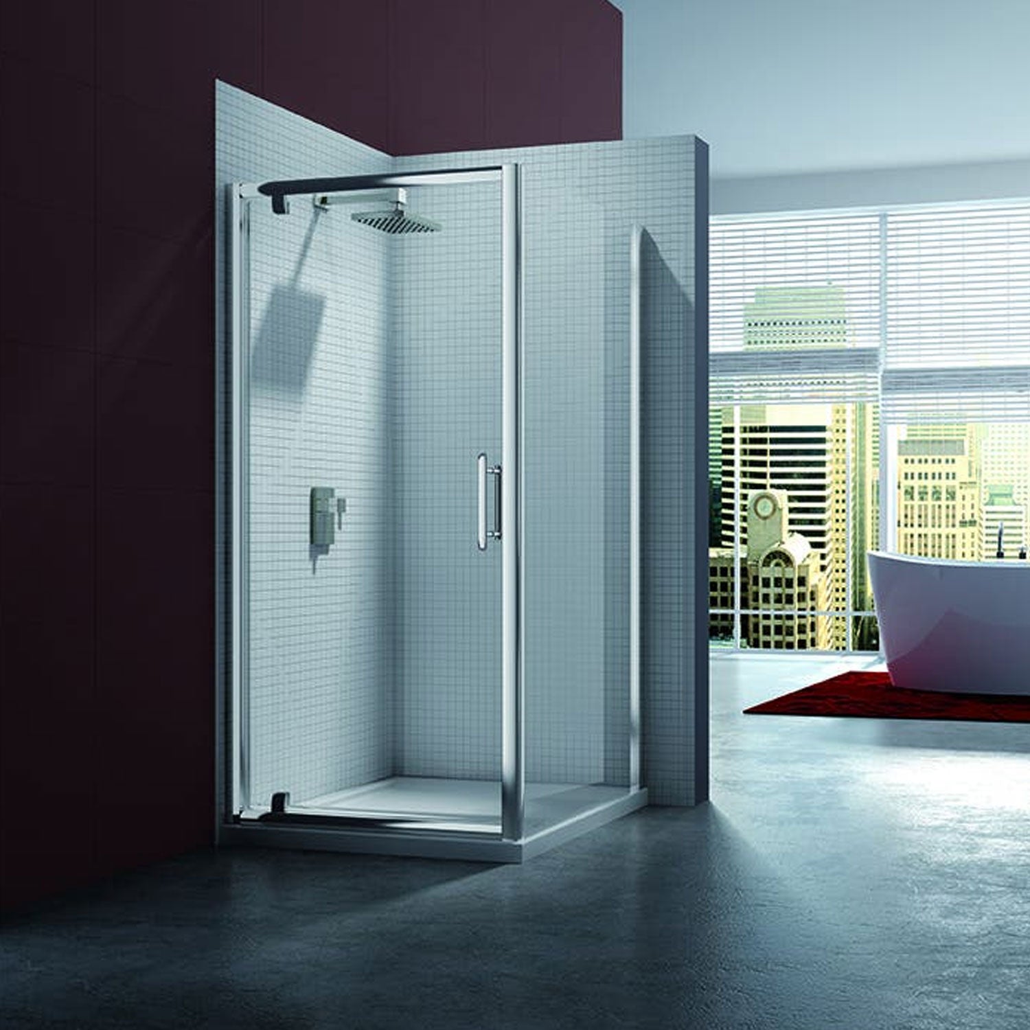 Merlyn 6 Series Pivot Shower Door