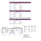 Merlyn 6 Series Pivot Shower Door technical