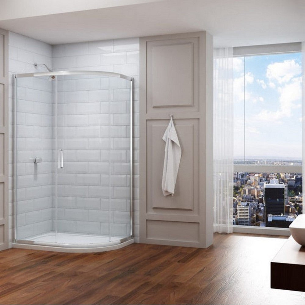 Merlyn 8 Series 1 Door Offset Quadrant Shower Enclosure