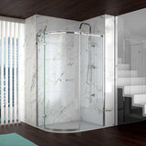 Merlyn 8 Series Frameless 1 Door Offset Quadrant Enclosure