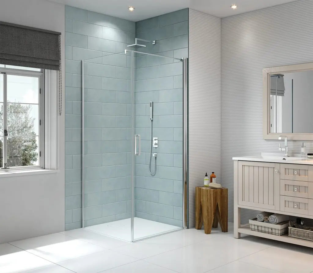 Merlyn 8 Series Frameless Single Pivot Shower Door