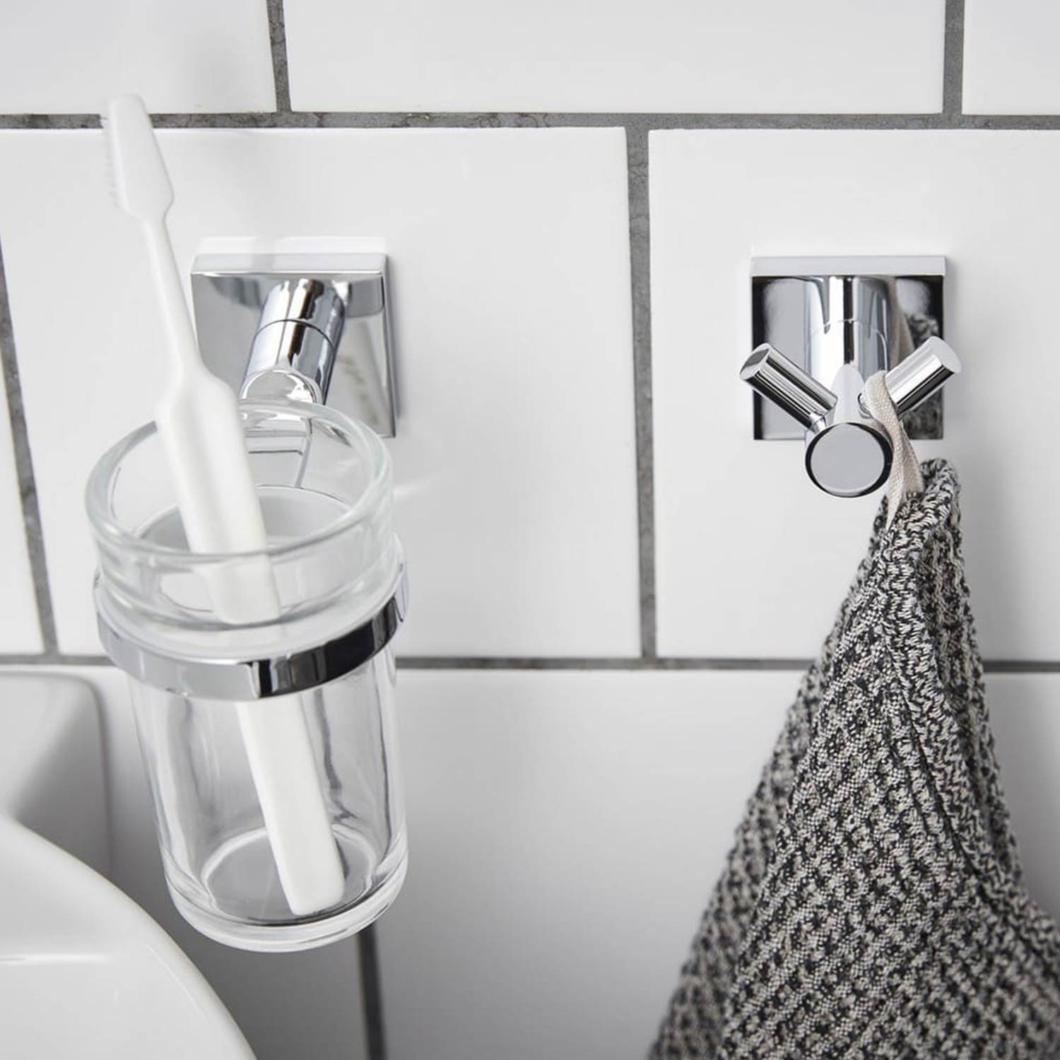 Miller Atlanta Double Hook in Chrome lifestyle