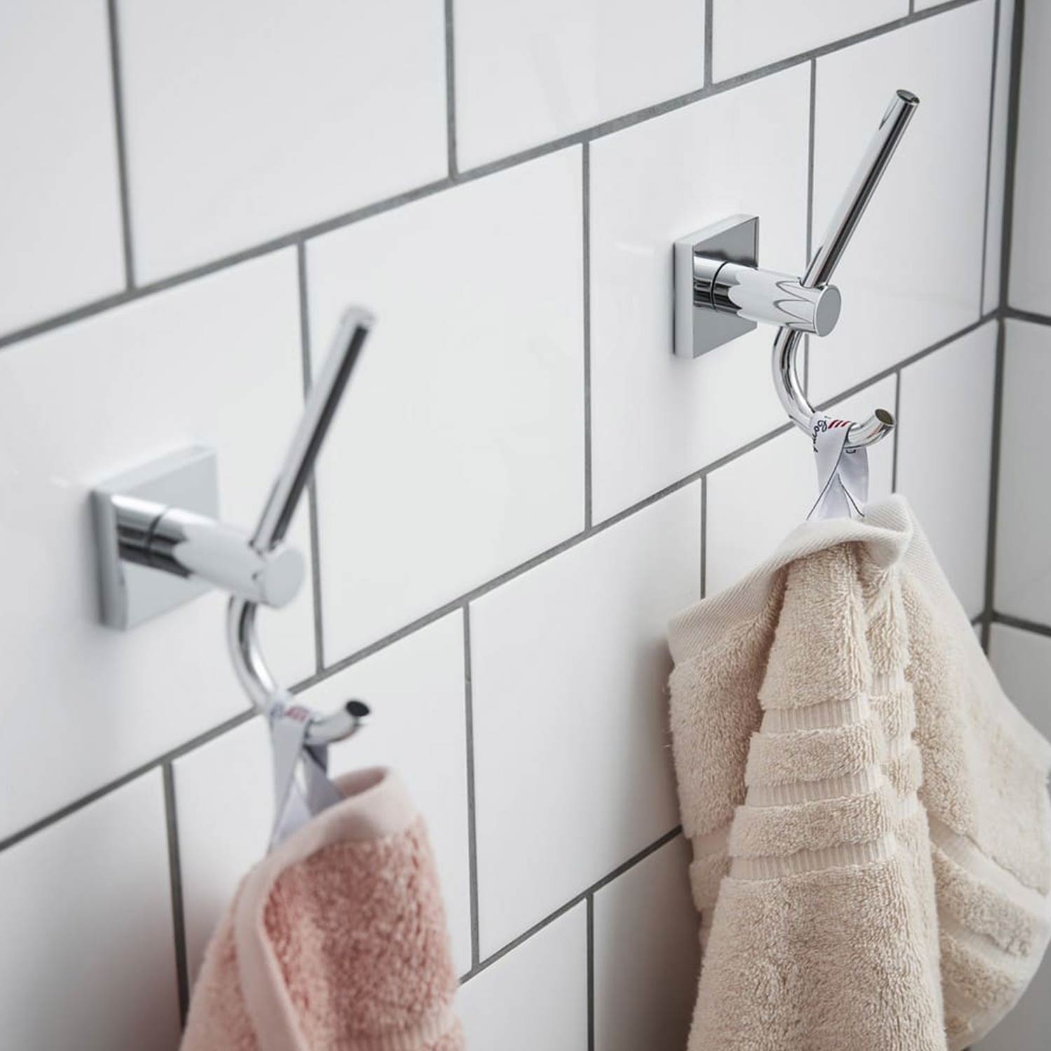 Miller Atlanta Double Robe Hook in Chrome lifestyle 