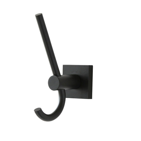 Miller Atlanta Double Robe Hook in Matt Black