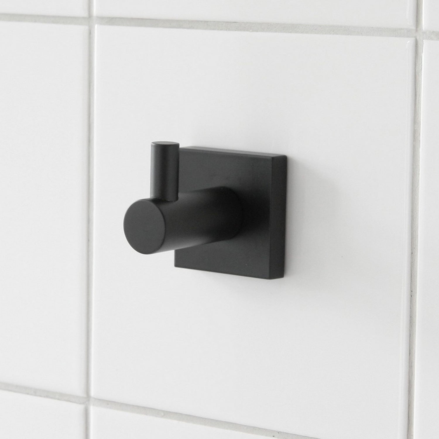 Miller Atlanta Single Hook in Matt Black lifestyle