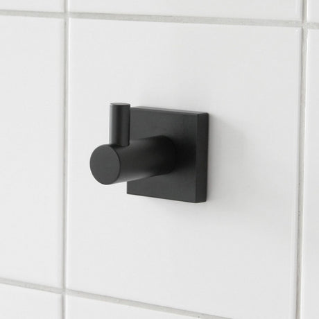 Miller Atlanta Single Hook in Matt Black lifestyle