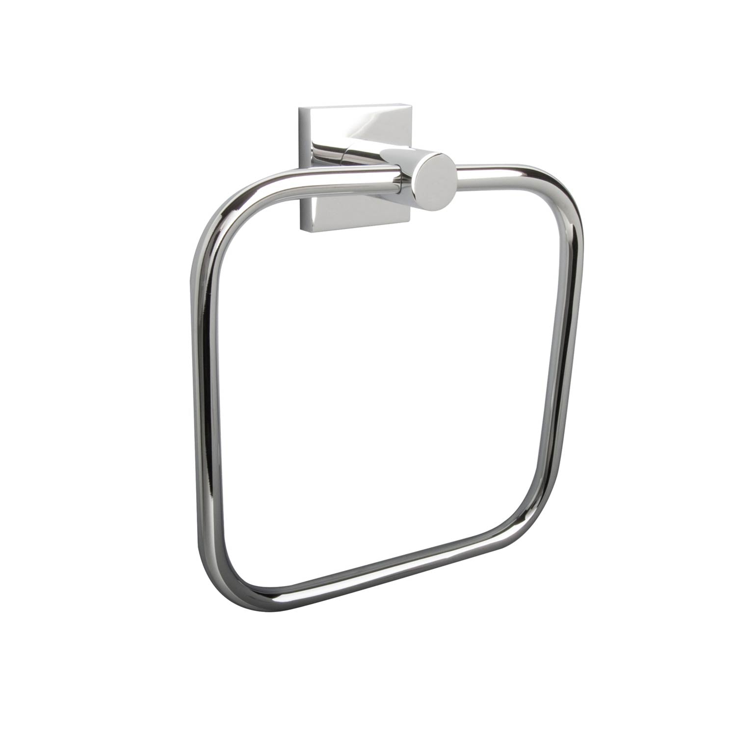 Miller Atlanta Towel Ring in Chrome