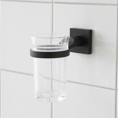 Miller Atlanta Tumbler Holder in Matt Black lifestyle