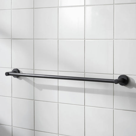 Miller Bond 645mm Towel Rail in Matt Black lifestyle